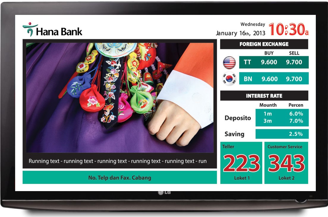 Multimedia Queue System & Digital Signage Implementation
